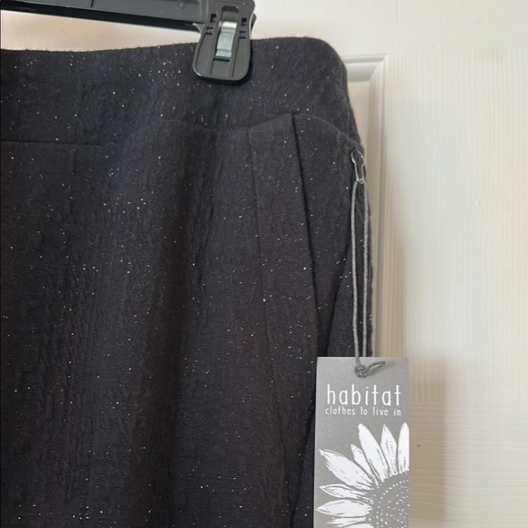 Habitat Black Speckled Tapered Pants - Picture 6 of 7